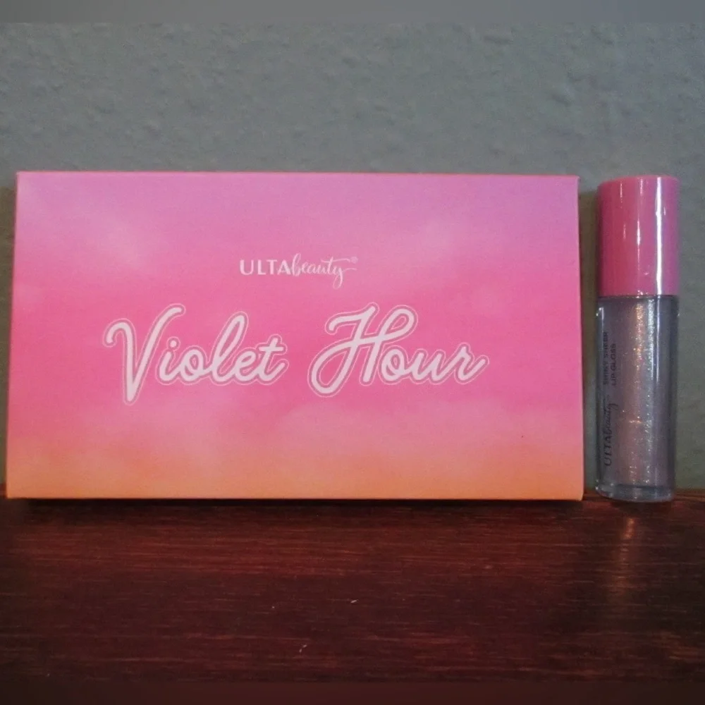 Ulta Beauty Violet Hour Eyeshadow Palette and Lip Gloss Set